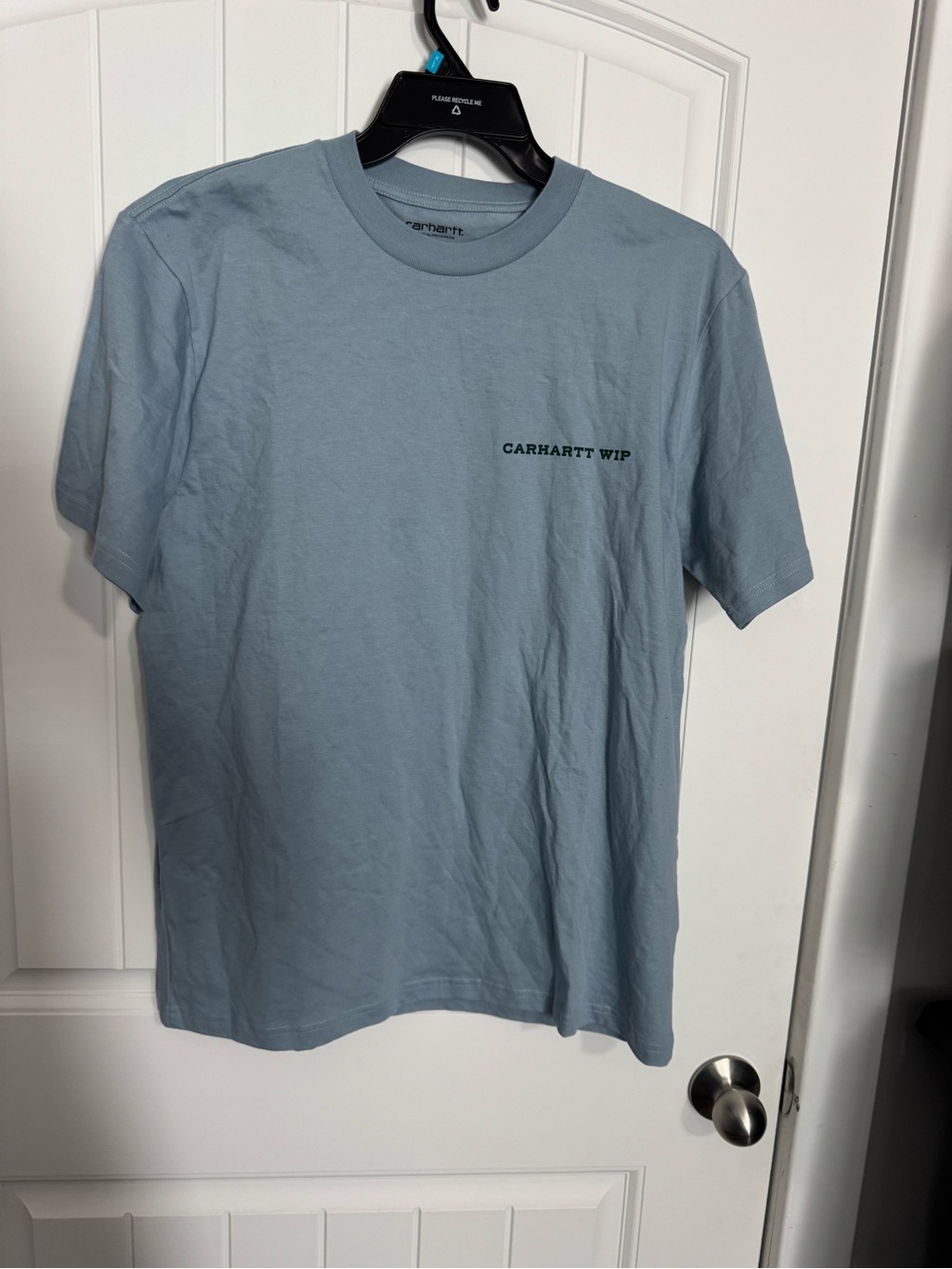 CARHARTT WIP Loose Fit Home State T-Shirt Large New Dusty Ice